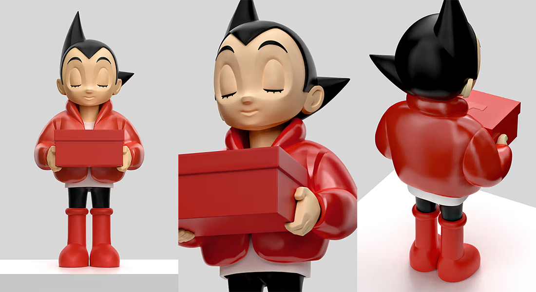 MSCHF のビッグレッドブーツからインスパイアされた鉄腕アトムの