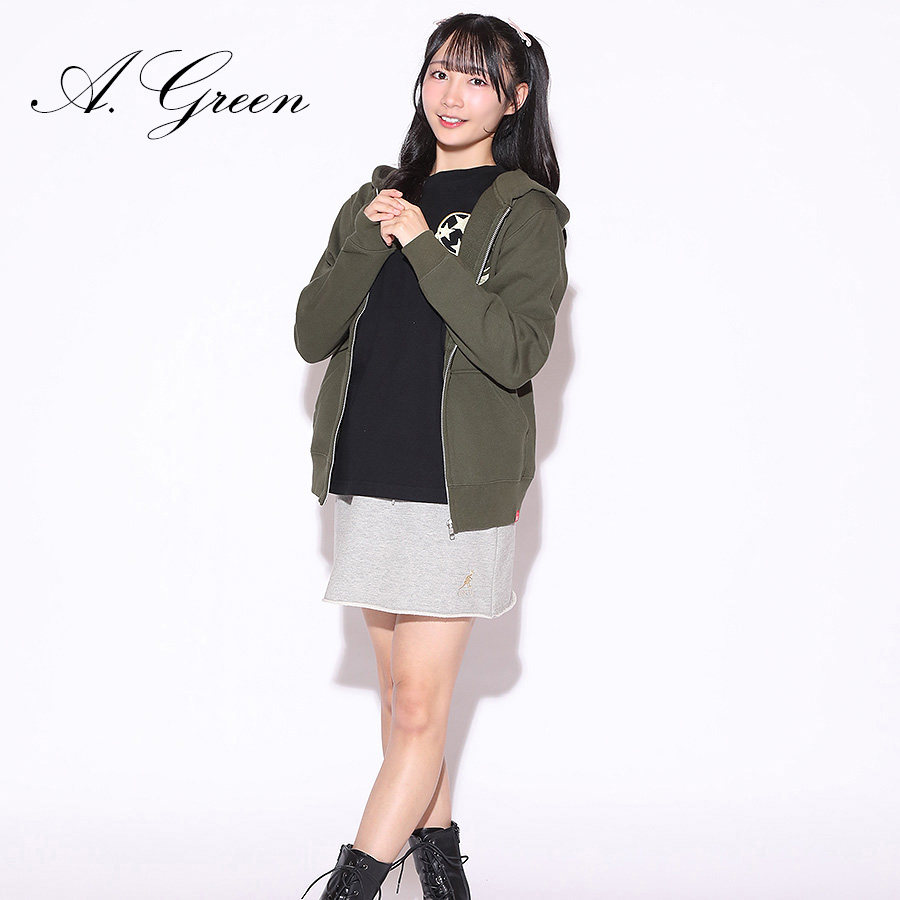 受注期間限定！柏綾菜（SUPER☆GiRLS）コラボ企画！コラボZIPパーカー