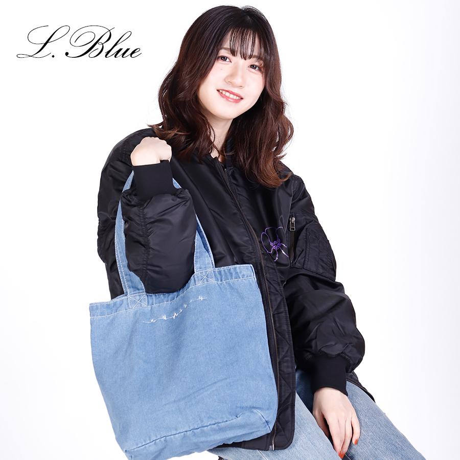 受注期間限定！田嶌紗蘭コラボ企画第3弾！コラボデニムトートバッグ