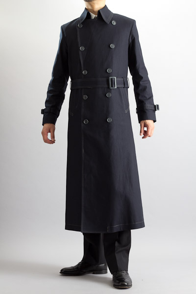 ブリッラペルイグスト ナポレオンコート 銀ボタン 裏地グリーン