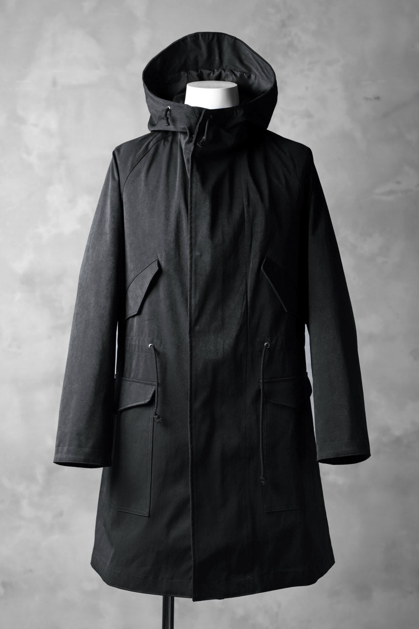 COLINA M-1948 HOOD PARKA COAT / HIGH DENSITY MILICLOTH (BLACK)の