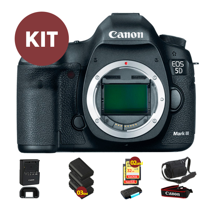 Câmera Canon EOS 5D Mark III (Kit) Locnow Audiovisual