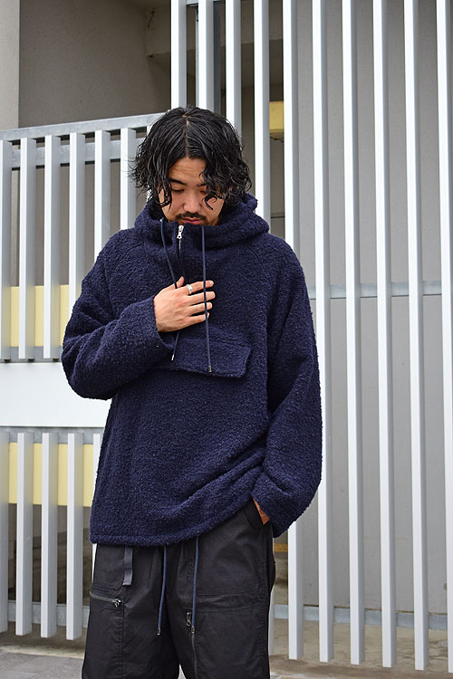 AURALEE[オーラリー] 23AW Alpaca Wool Leno Cloth P/O Parka