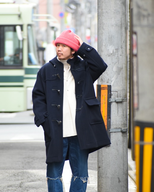 skywalker様用 インバーティア ダッフルコート ネイビー 40 L