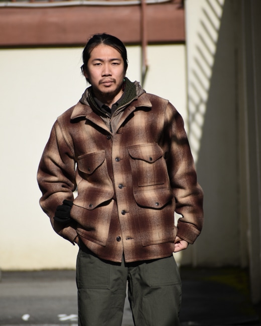 FILSON MACKINAW WOOL CRUISER JACKET [Brown]