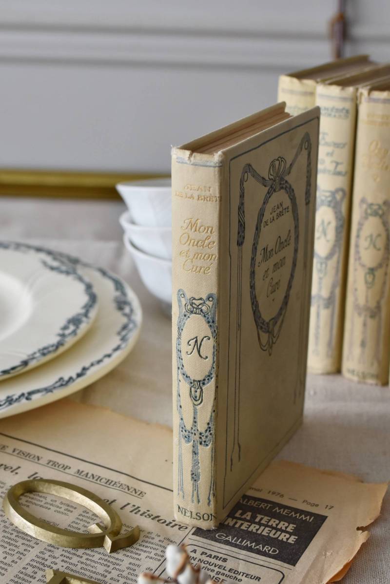 アンティークブック.NELSON(Gold1) フランスアンティーク雑貨 古書