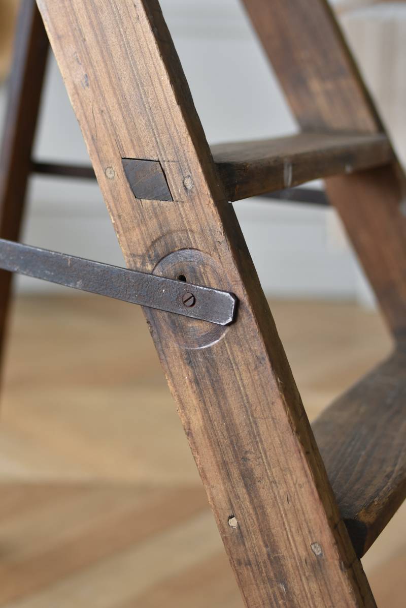 ステップラダー.4 ヴィンテージラダー フランス 脚立