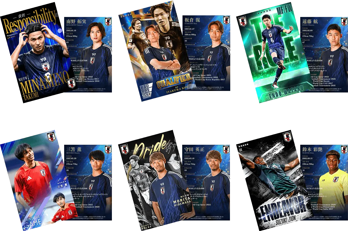 サッカー日本代表カードコレクション