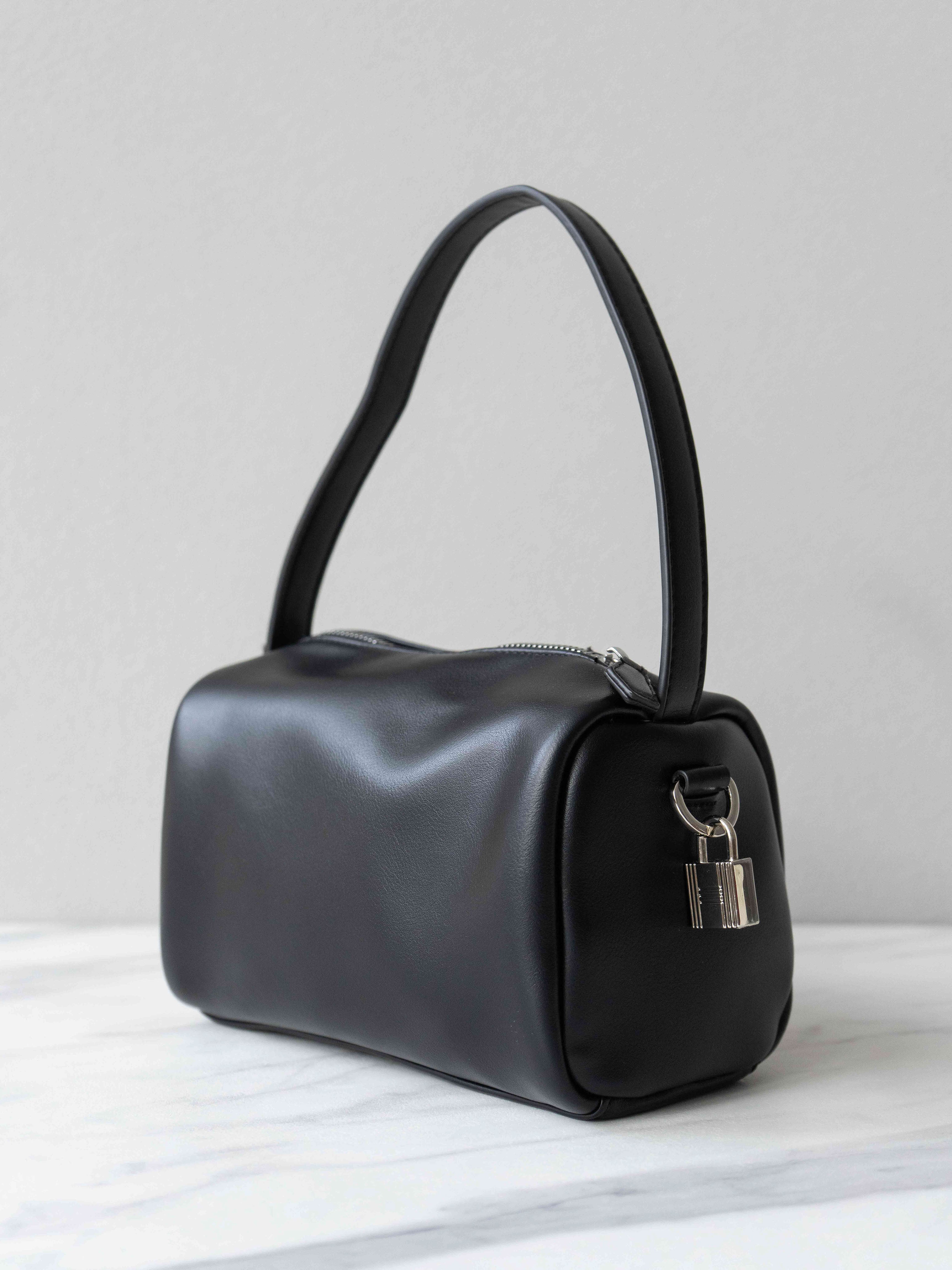 予約]ワンハンドルスクエアミニバッグ/ブラック – Lumier