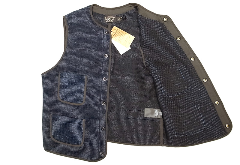 Double RL(RRL) Indigo Beach Vest ダブルアールエル インディゴ