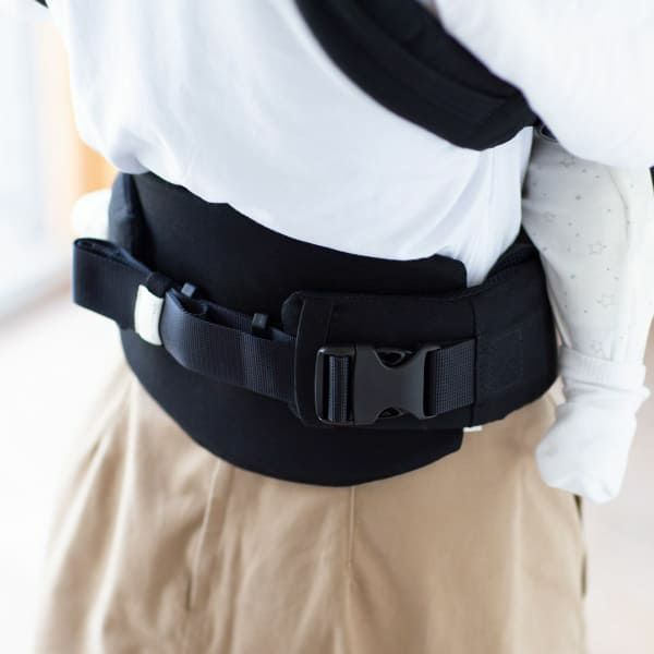 サンアンドビーチ(sun&beach)ブラックの抱っこ紐用腰パッド
