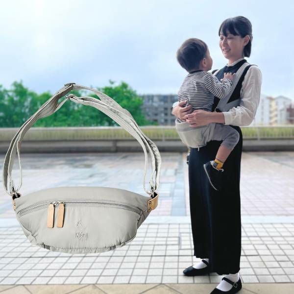 ノルンマーニ（N/ORN Mani）ショルダーバッグ×ヒップシート 生後7ヵ月