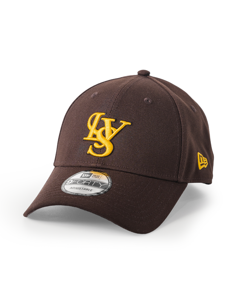 LÝFT × New Era 9Forty LYS Logo - Brown