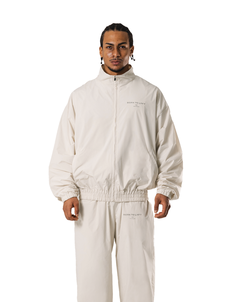 BTL Logo Nylon Jacket - Ivory – LÝFT