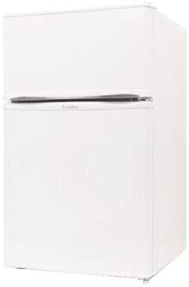 Amazon.co.jp: エスキュービズム 2ドア 冷凍冷蔵庫 90L (ホワイト) R