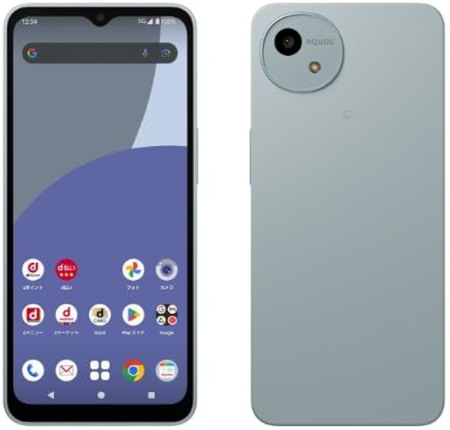 Amazon | Simフリー AQUOS wish4 SH-52E ブルー docomoモデルSIMフリー