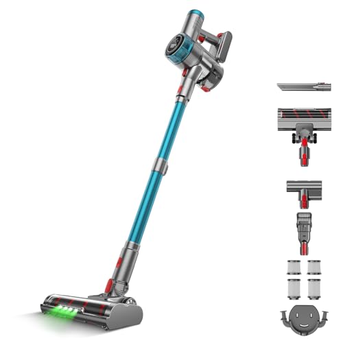 掃除機 コードレス【85Kpa真の強力吸引・自立式ブラシヘッド・ダニ除去