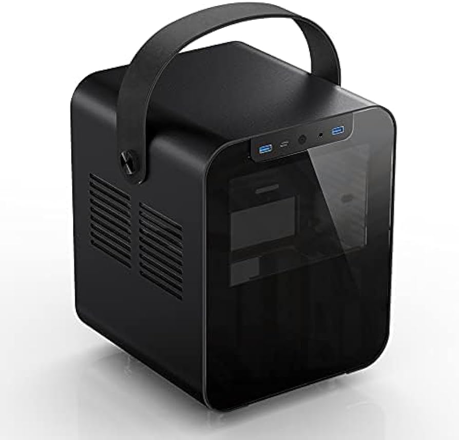 Amazon.co.jp: Jonsplus BO 100 Mini-ITX ゲームケース 強化ガラス