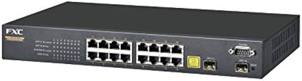 Amazon | FXC PoE 18ポート ギガビット 管理機能付 レイヤ2