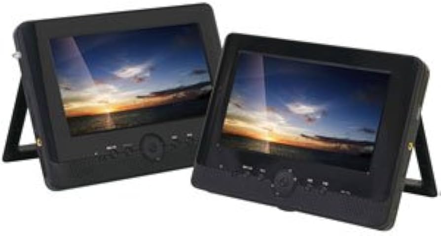 7インチ ツイン液晶モニター付き DVDプレーヤー Amazon.co.jp: ツイン