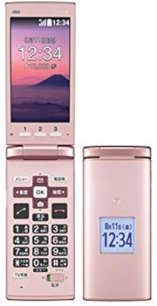 Amazon | KYOCERA かんたんケータイ KYF36 KYF36SPA ピンク | KYOCERA