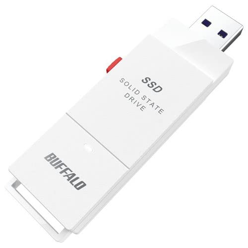 Amazon | BUFFALO SSD-SCT1.0U3-WA 外付けSSD 1TB ホワイト