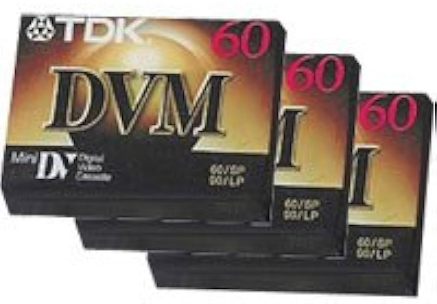 Amazon | TDK DVM60 ミニDVテープ 60分 - 3パック | TDK | miniDV