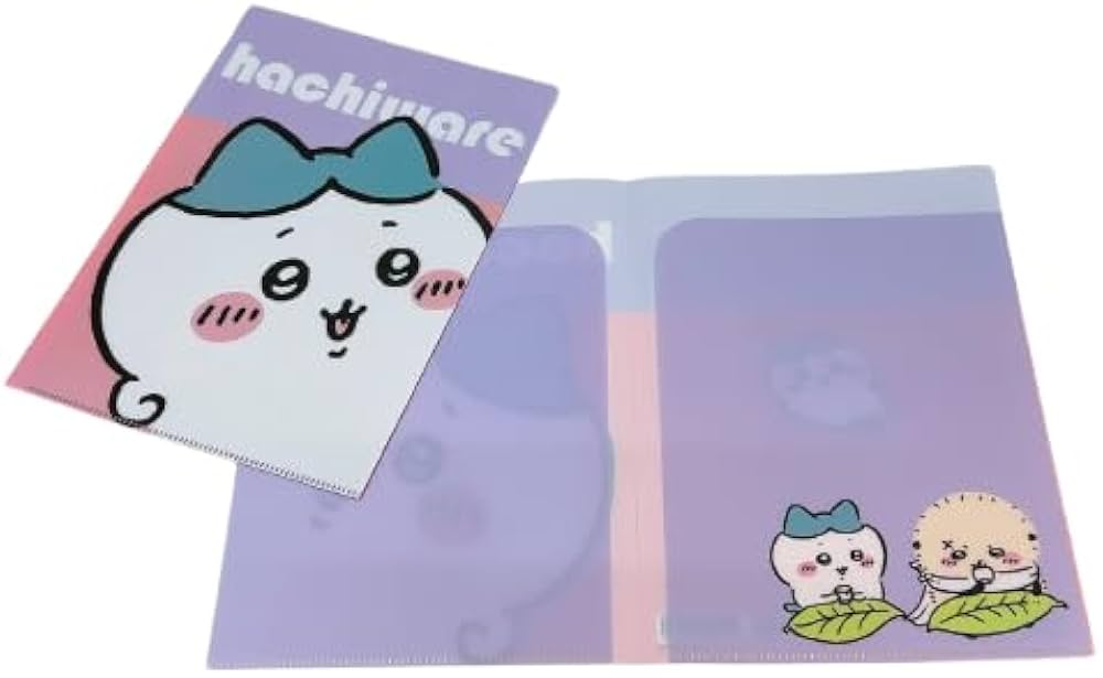 Amazon | キャラクター『A5 見開きファイル4』1個 (パープル) | クリア