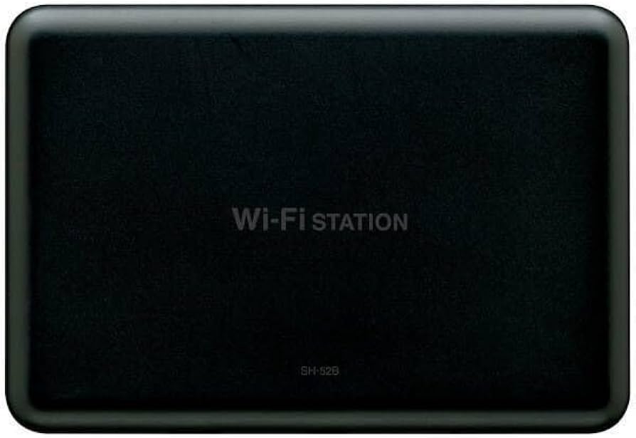 Amazon.co.jp: Docomo Wi-Fi STATION SH-52B, Black, Approx. 2.9