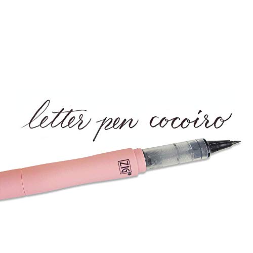 Zig KURETAKE COCOIRO Letter Pen Body Shell Pink & COCOIRO Letter