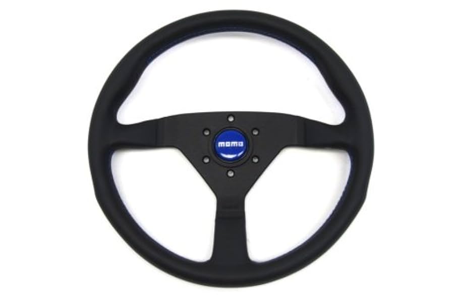 s*r様 momo ステアリング M-59 350mm 黒/青 s*r様 momo