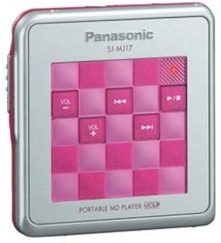 Amazon.co.jp: パナソニック ポータブルMDプレーヤー ピンク SJ-MJ17-P