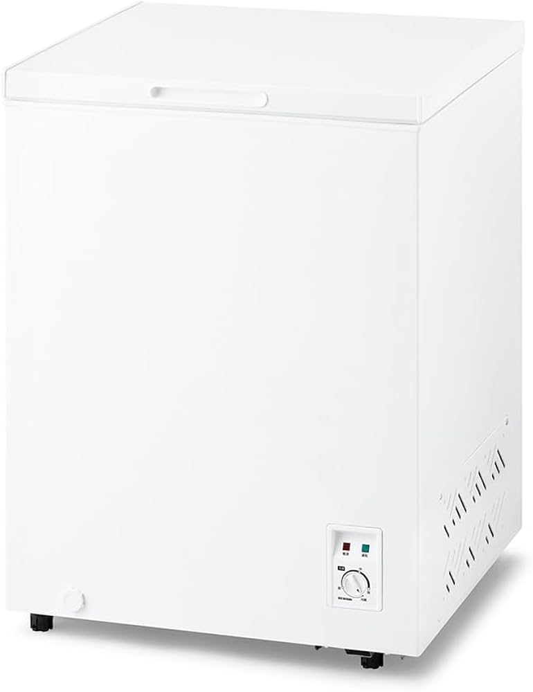 Amazon | アイリスオーヤマ 冷凍庫 上開き 142L 上開き冷凍庫 温度調節