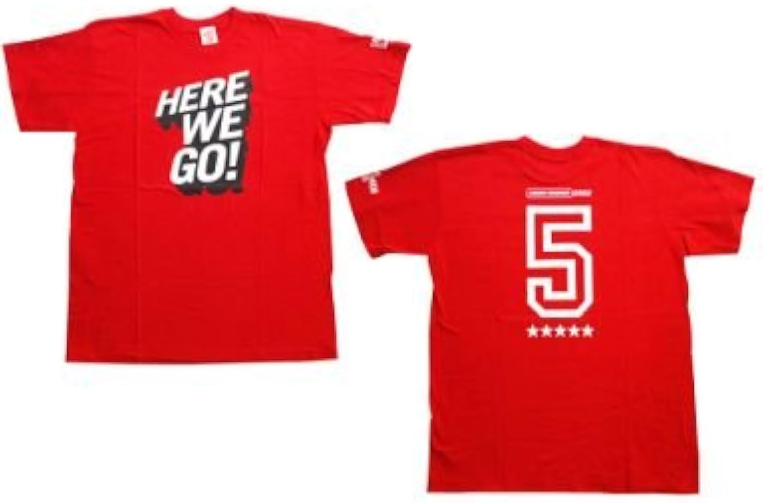 Amazon.co.jp: 嵐 公式グッズ ARASHI 2002 HERE WE GO！Tシャツ