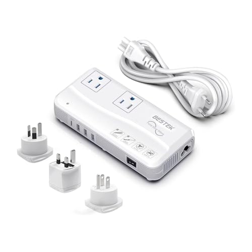 Amazon.co.jp: BESTEK 【経済産業省承認済み】 海外旅行用変圧器 正弦