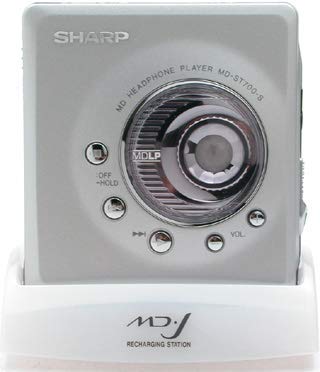Amazon.co.jp: SHARP シャープ MD-ST700-S シルバー ポータブルミニ