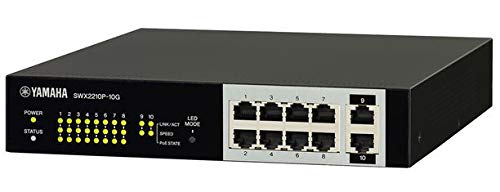 Amazon | YAMAHA SWX2210P-10G スマートL2 PoEスイッチ 10ポート