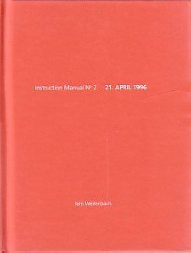 Amazon.com: Instruction Manual No 2 (One Picture Book