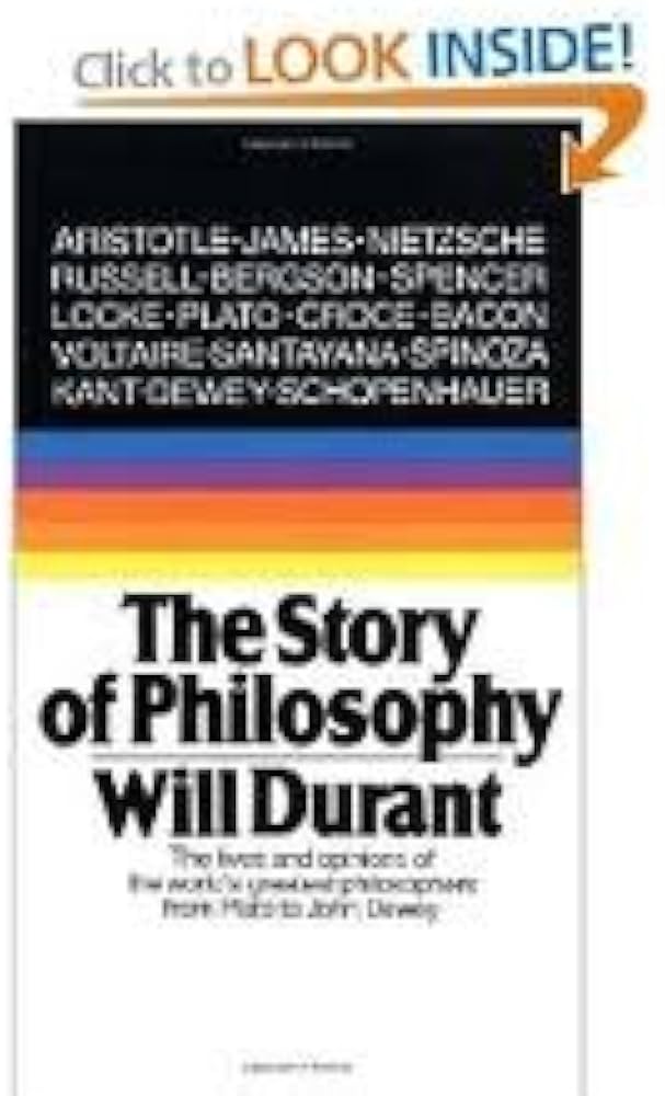 The Story Of Philosophy: Durant, Will: 9780671478308: Amazon.com