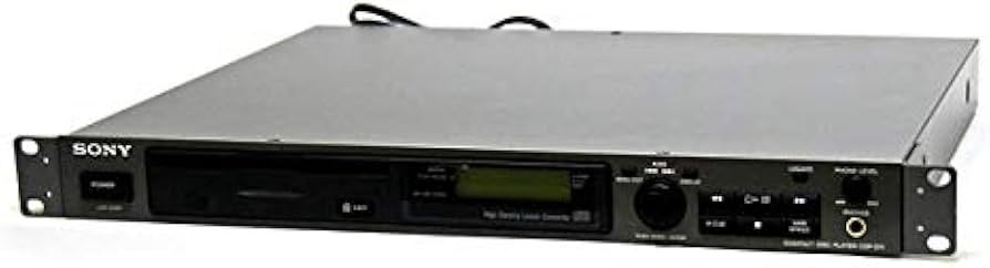 Amazon.co.jp: SONY ソニー CDP-D11 ブラック 業務用CDプレイヤー