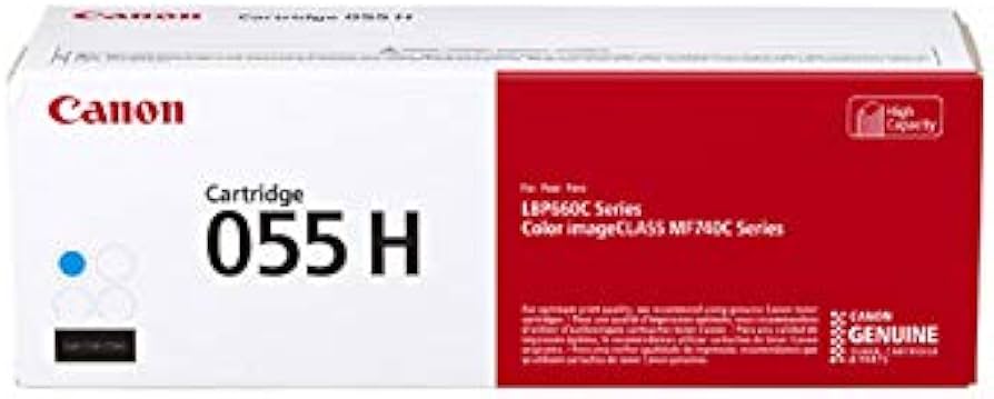 Amazon.co.jp: 【純正品】CANON トナーカートリッジ055H 4色5本セット