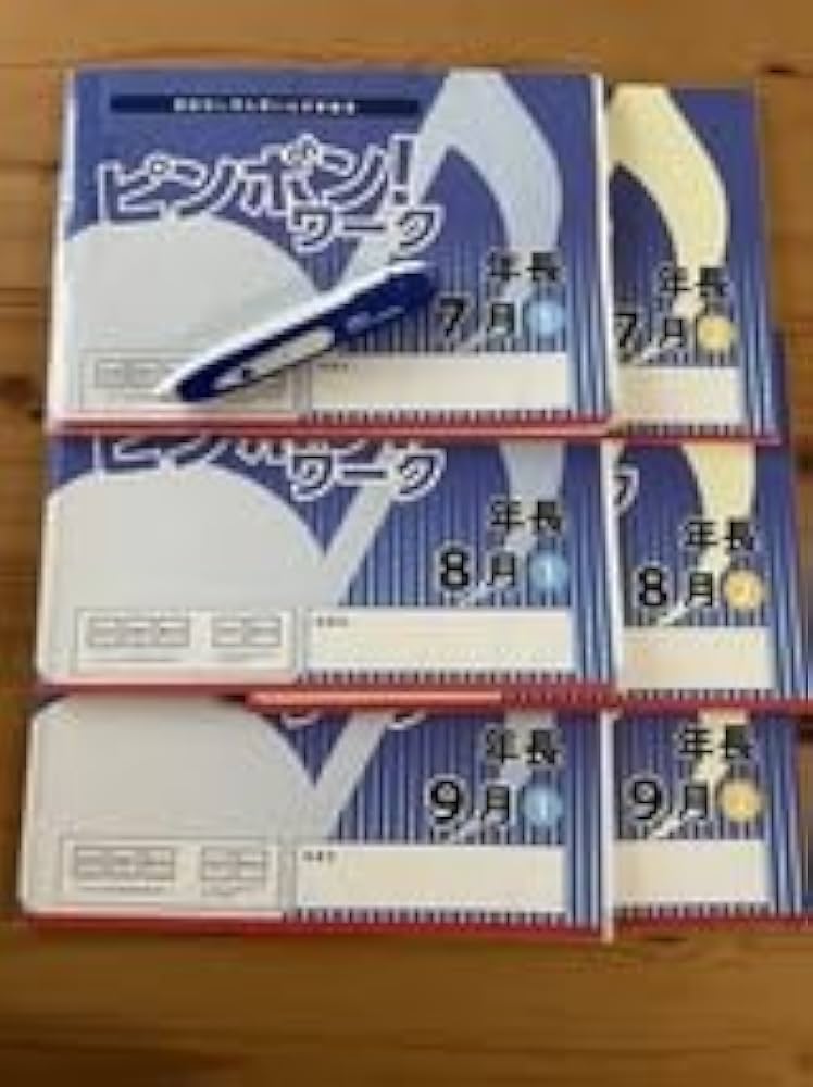 理英会 ピンポンワーク 新年長 年長 12か月分セット 理英会 ピンポン