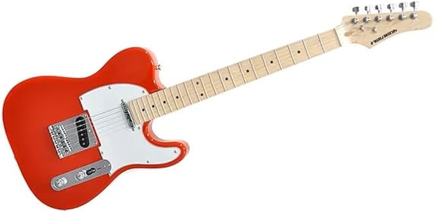 Amazon | PLAYTECH (プレイテック) エレキギター TLタイプ Maple Red