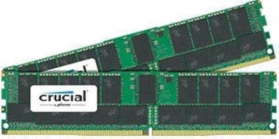 Crucial 128GB (4 x 32GB) Memory Kit DDR4-2400 PC4-19200 CL=17 Dual
