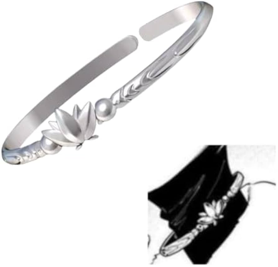 Amazon.co.jp: CHIASA フェルン 髪飾り ヘアピン 鏡蓮華 ブレスレット