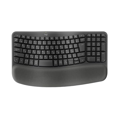 Amazon.co.jp: ロジクール WAVE KEYS K820 疲れにくい エルゴノミック