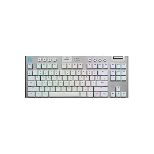 Amazon | Logitech G915 TKL White Tactile Tenkeyless Lightspeed