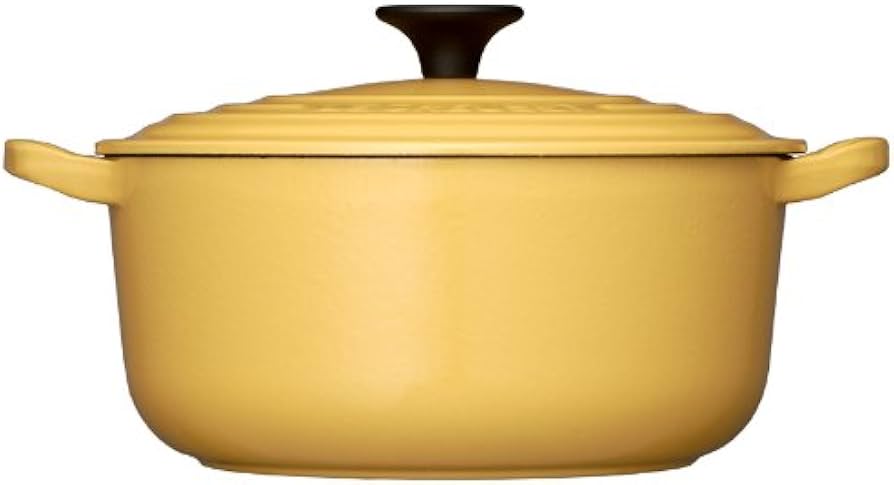 Amazon.co.jp: ルクルーゼ ココット・オーバル25cmサフランイエロー