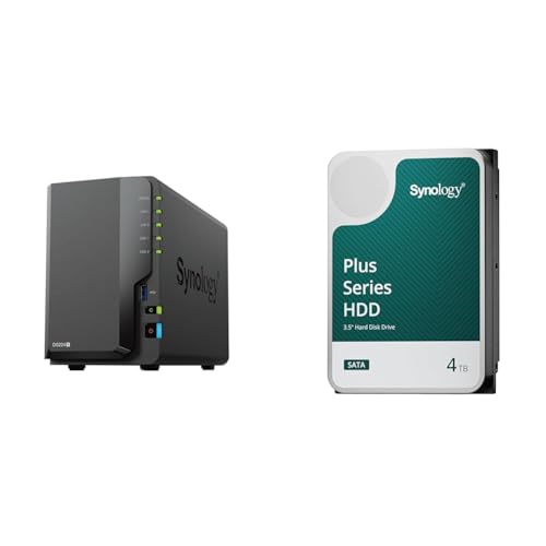 Amazon.co.jp: Synology NAS 2ベイ DiskStation DS224+ & Synology HDD