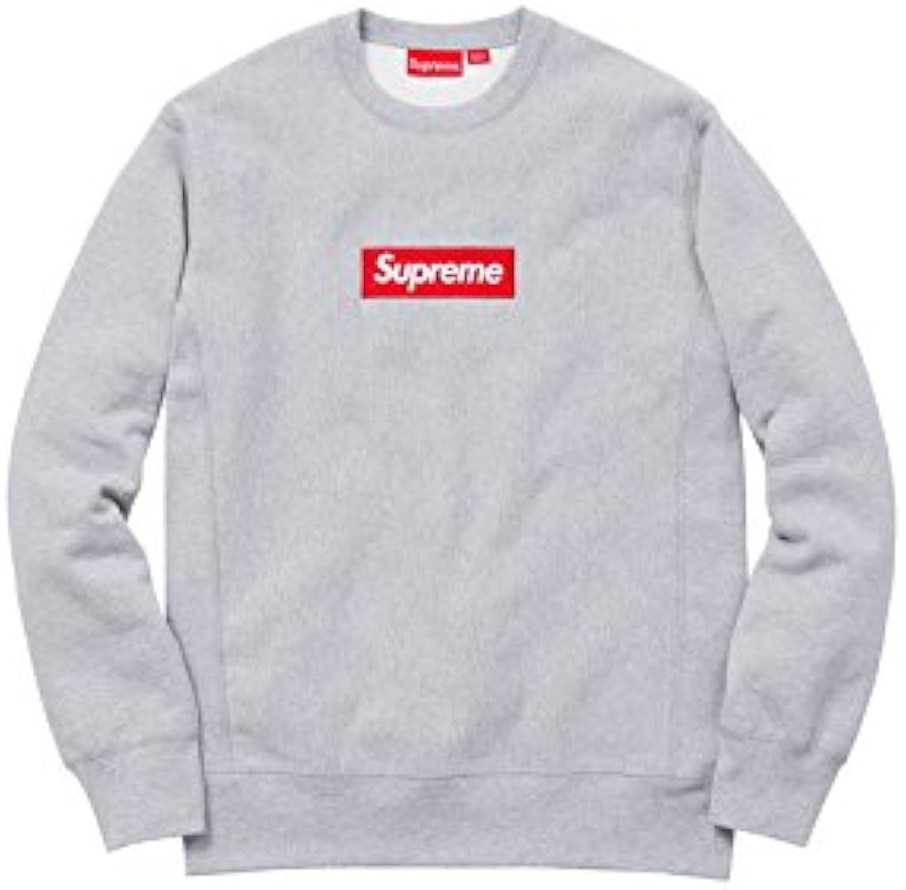 Amazon.co.jp: [シュプリーム] Box Logo Crewneck[Heather Grey